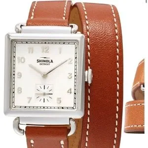 SHINOLA CASS double wrap leather Strap 28mm Shinola | Accessories | Shinola Cass Double Wrap Leather  main image 3
